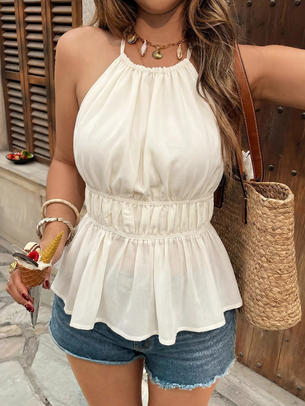 Halter Neck Tank Top
