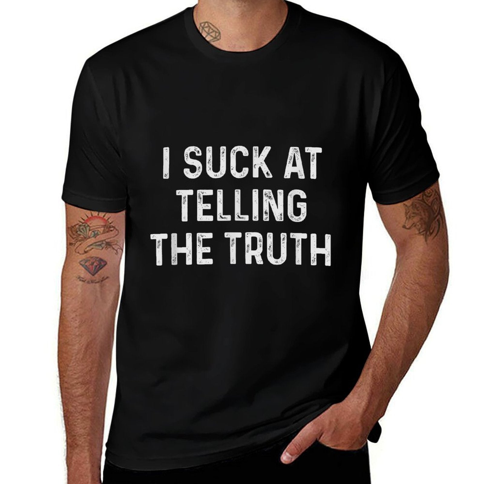 Lying Funny Liar  Stretchy T-Shirt