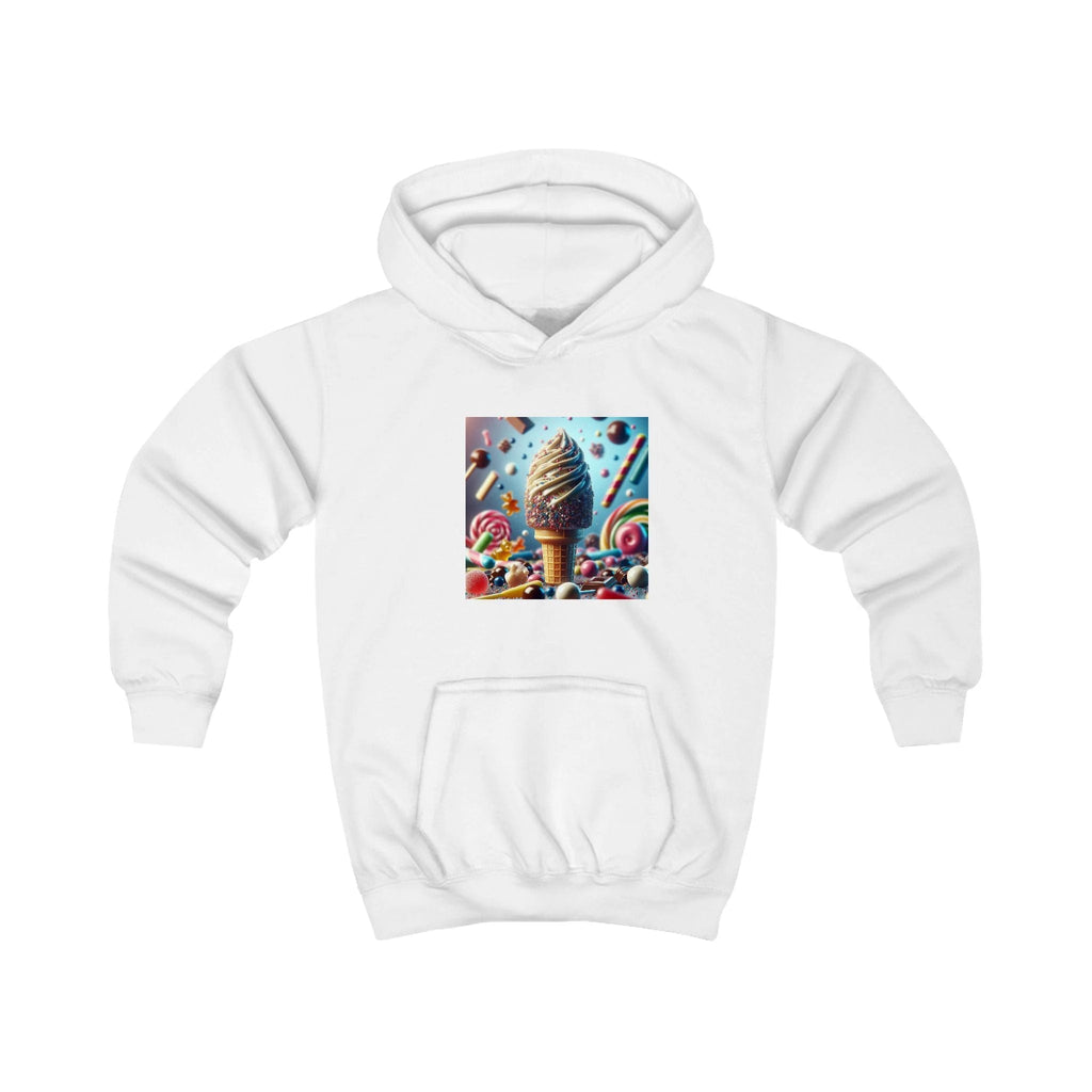 Ice Cream Fun Kids Hoodie - Colorful Candy Design