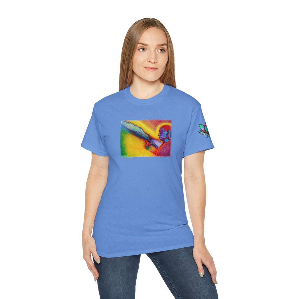 Surf is My Buddha Tablet Print Unisex Ultra Cotton Tee