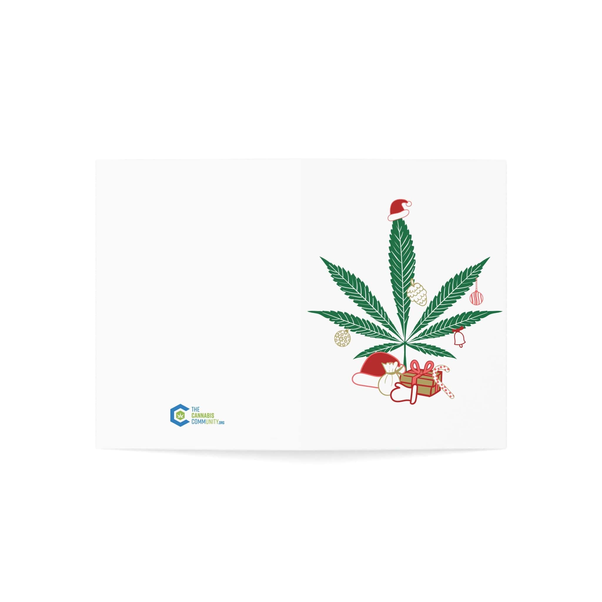Mary Kushmas + Dope New Year Marijuana Tree Christmas Greeting Cards (1, 10, 30, and 50pcs)