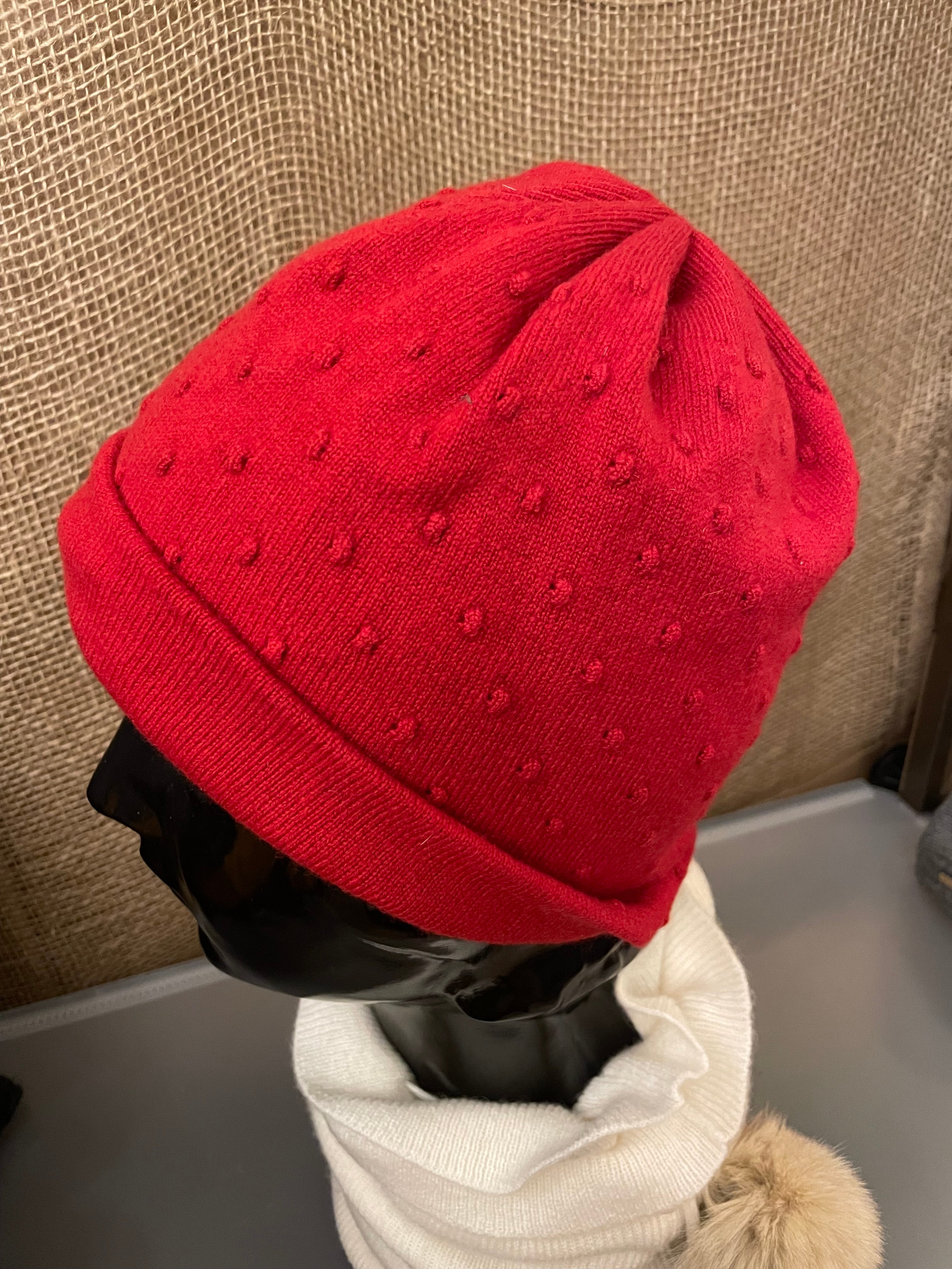 Hat: Muumtei Reversible 100% Cashmere