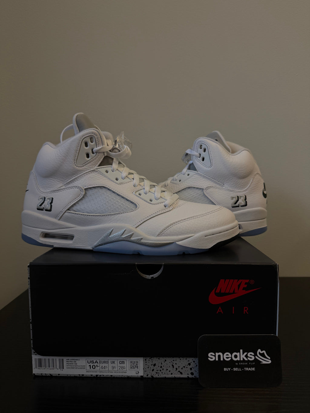 NEW Jordan 5 Retro White Metallic (2026) HQ7978-103