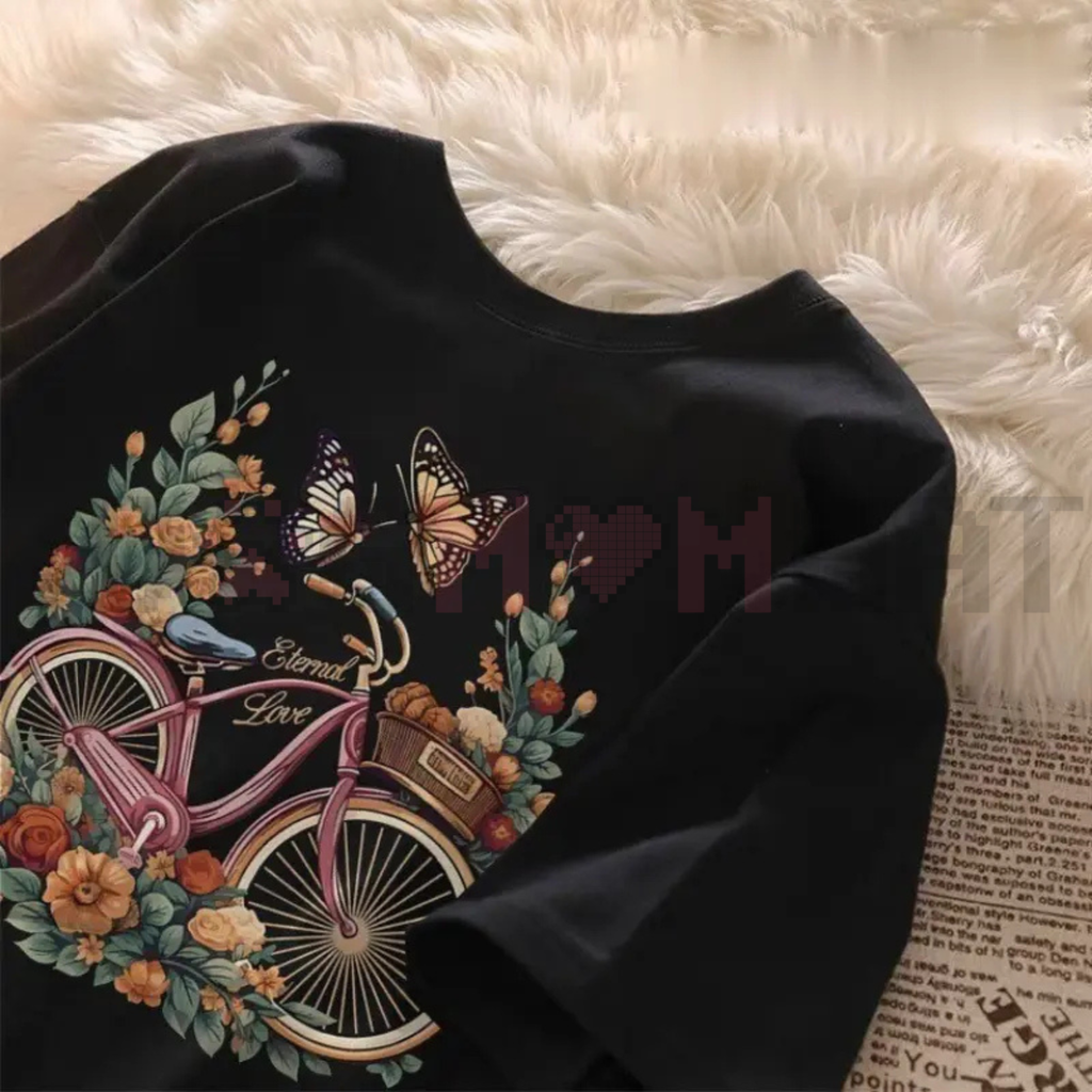Korean Style Oversized Graphic T-Shirt