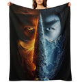 Mortal Kombat Look Throw Blanket