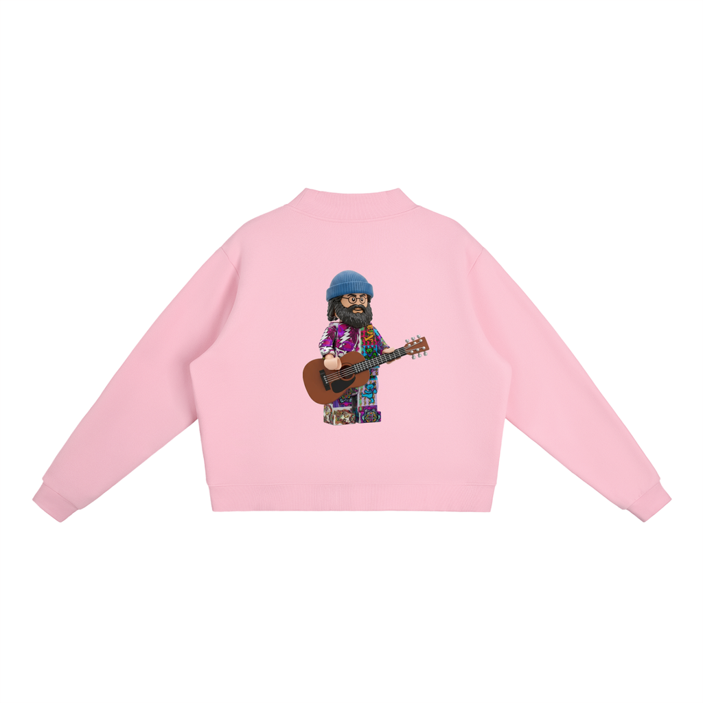 Dead Head Thunder Essential Fleece Mid-Neck Crew Sweatshirt