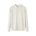 Men's Lapel Long Sleeve Sweater