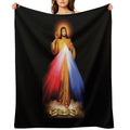 Jesus I Trust in You, Saint Faustina, Divine Mercy Throw Blanket