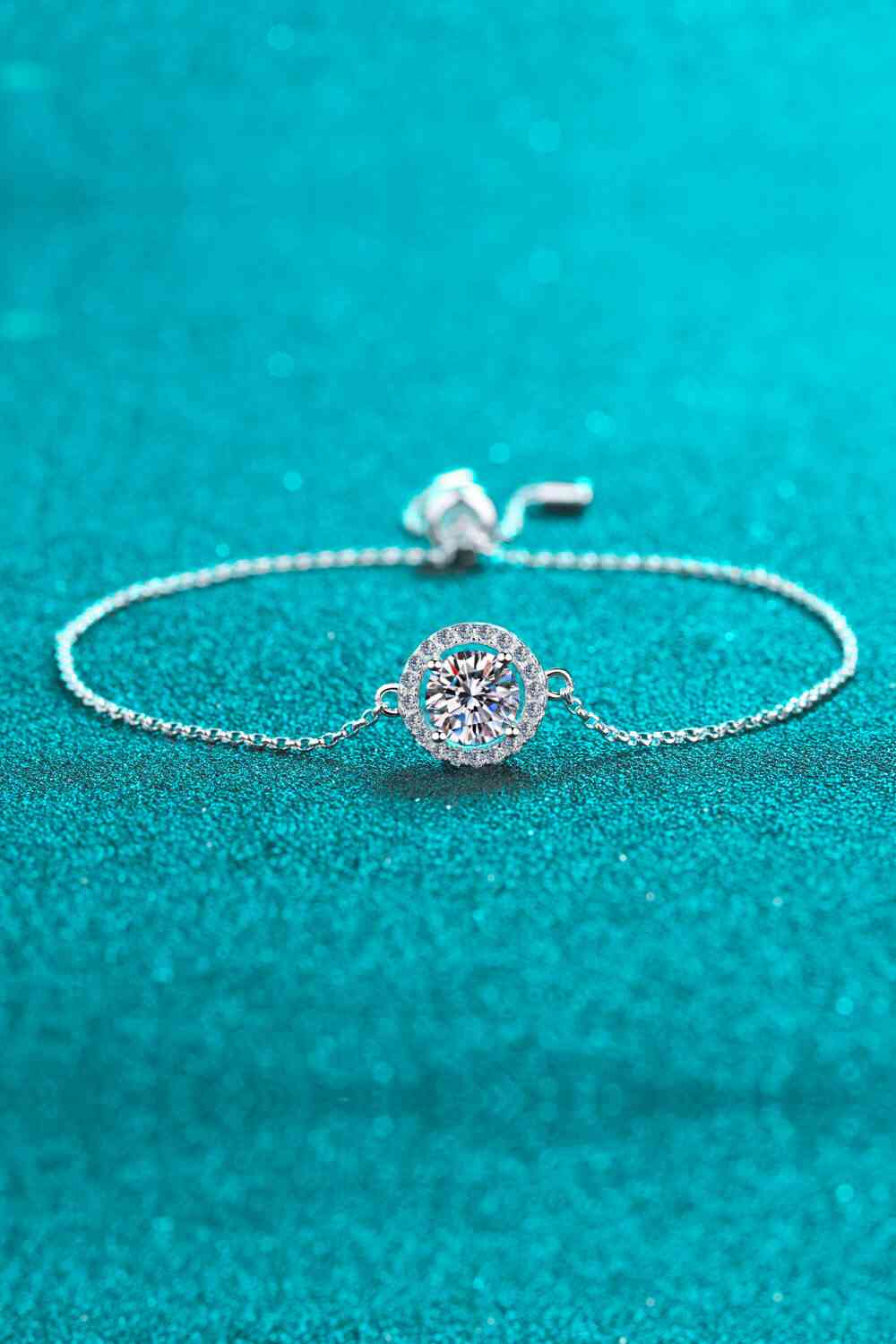 Adored All For Fun 1 Carat Moissanite Bracelet – Elegant 925 Sterling Silver Design See size chart under “more details”