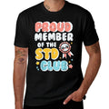 Inappropriate Proud Member Of Club Humor Joke Men Women  Oversized Silhouette T-Shirt