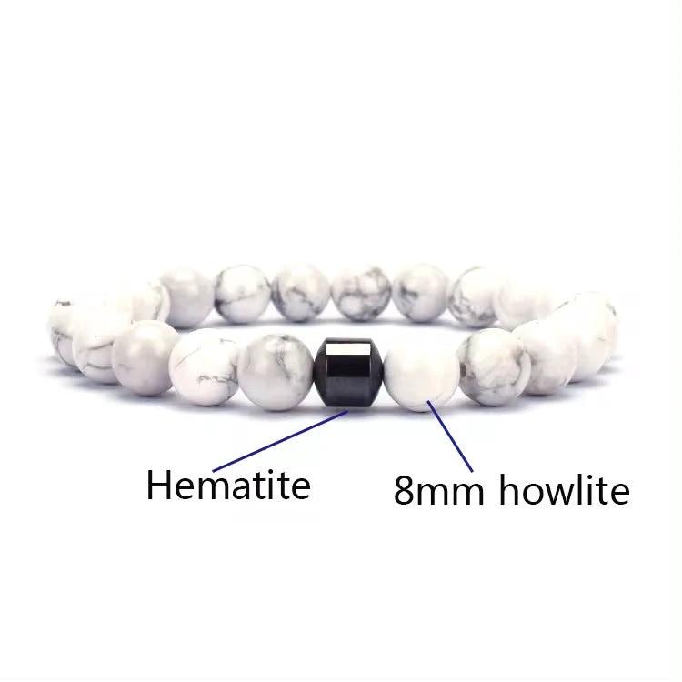 Men's Natural Gemstone Bracelet Vintage