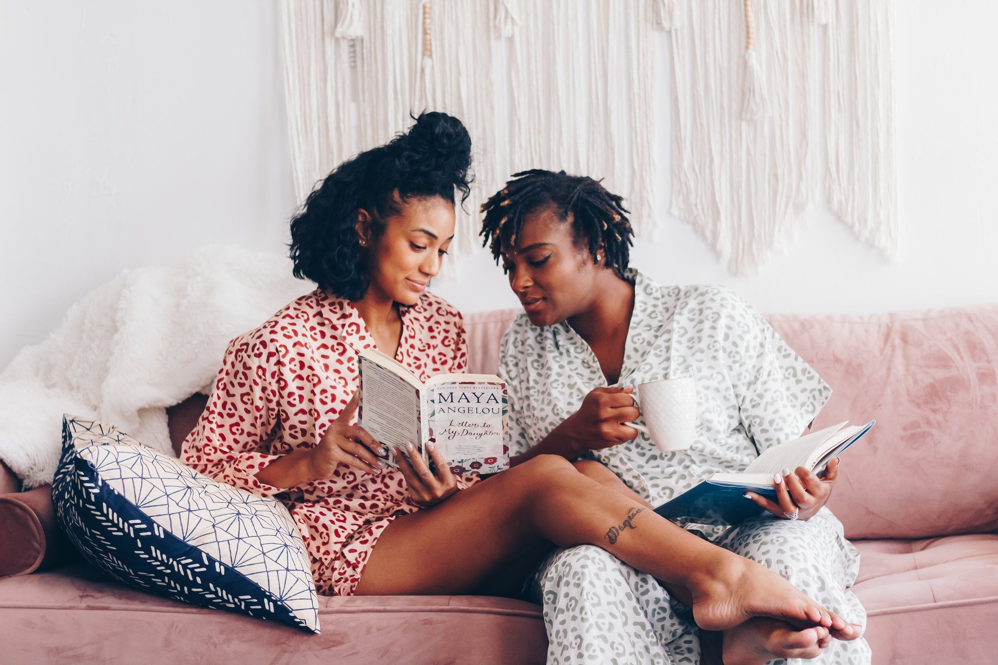 Leopard Pajama Modal Set in Cream + Sage