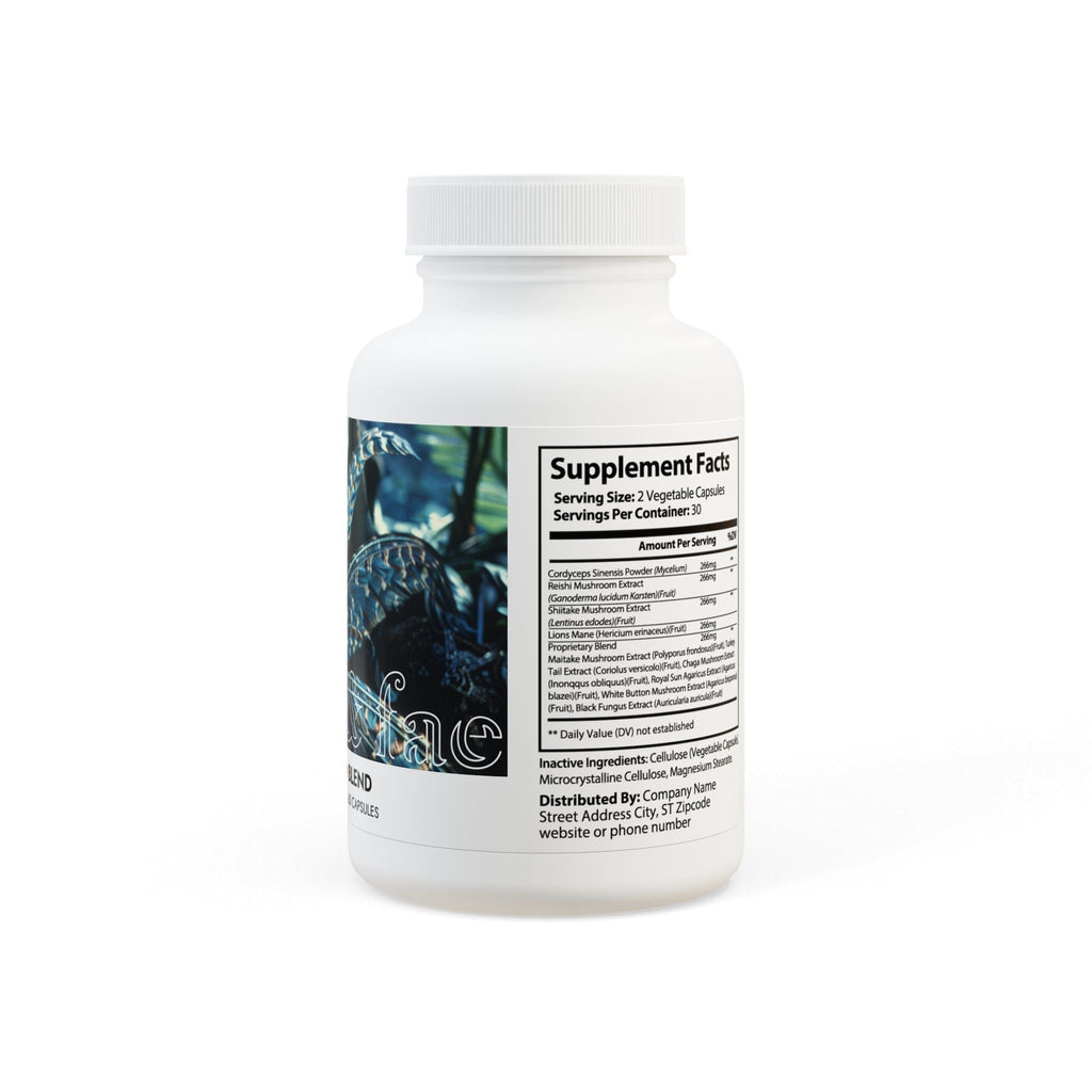 Aziza & Fae Mushroom Blend Supplement (60 Capsules)