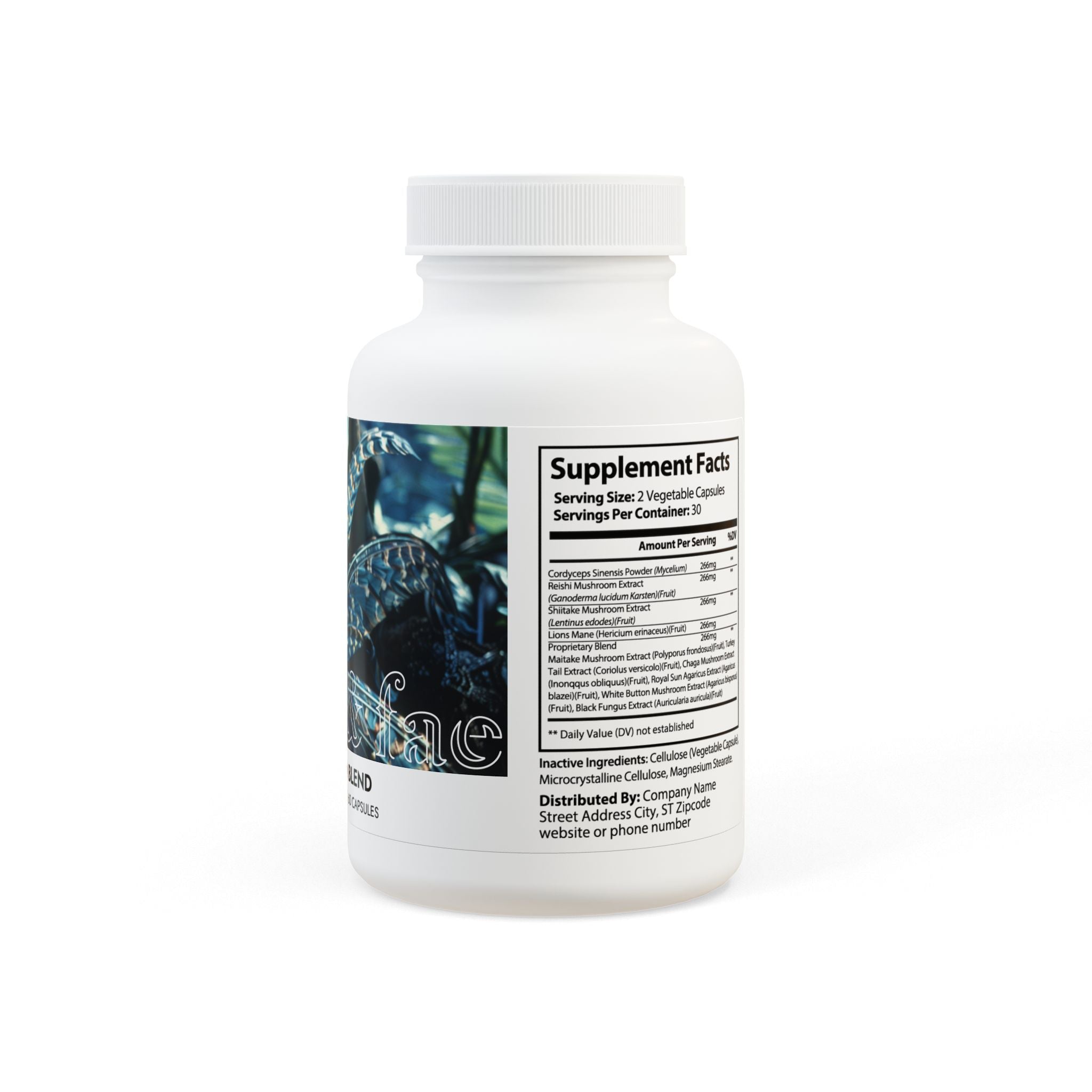 Aziza & Fae Mushroom Blend Supplement (60 Capsules)
