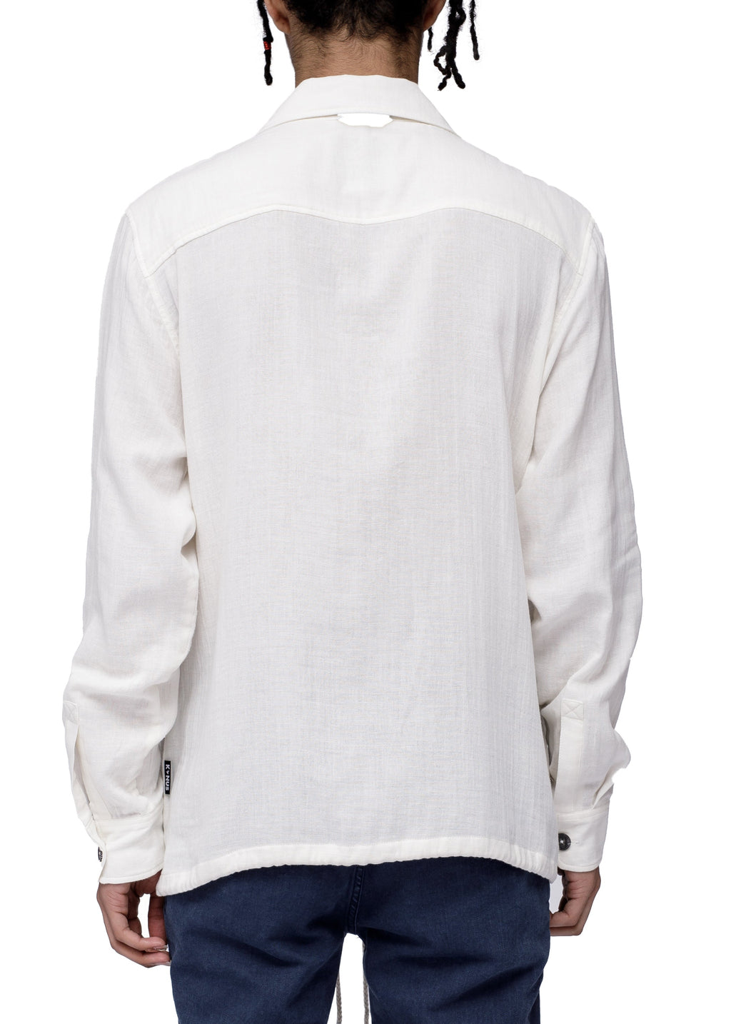 Men's Revere Collar Shirt Beige - Konus