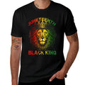 Lion Juneteenth Black King  Stretchy T-Shirt