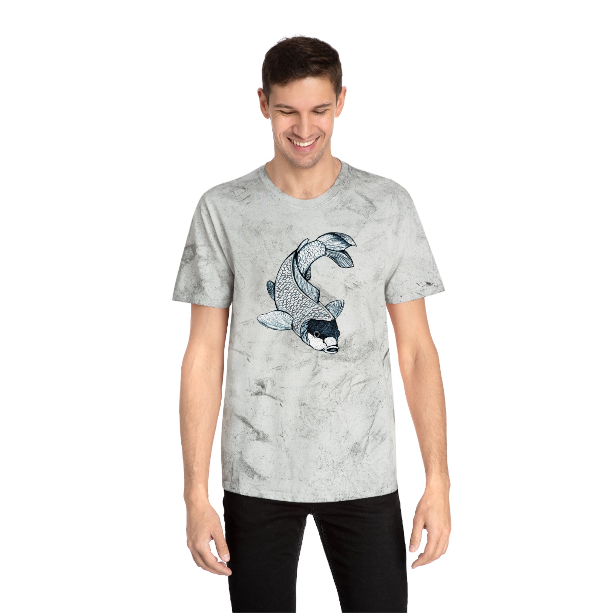 Japanese Koi Kanji Industrial Dye Premium T-Shirt