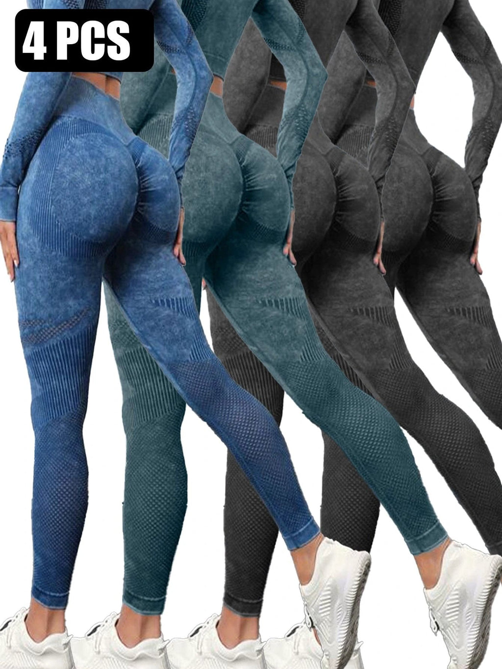 4PACK Active Yoga Pants Women's Yoga Pants
