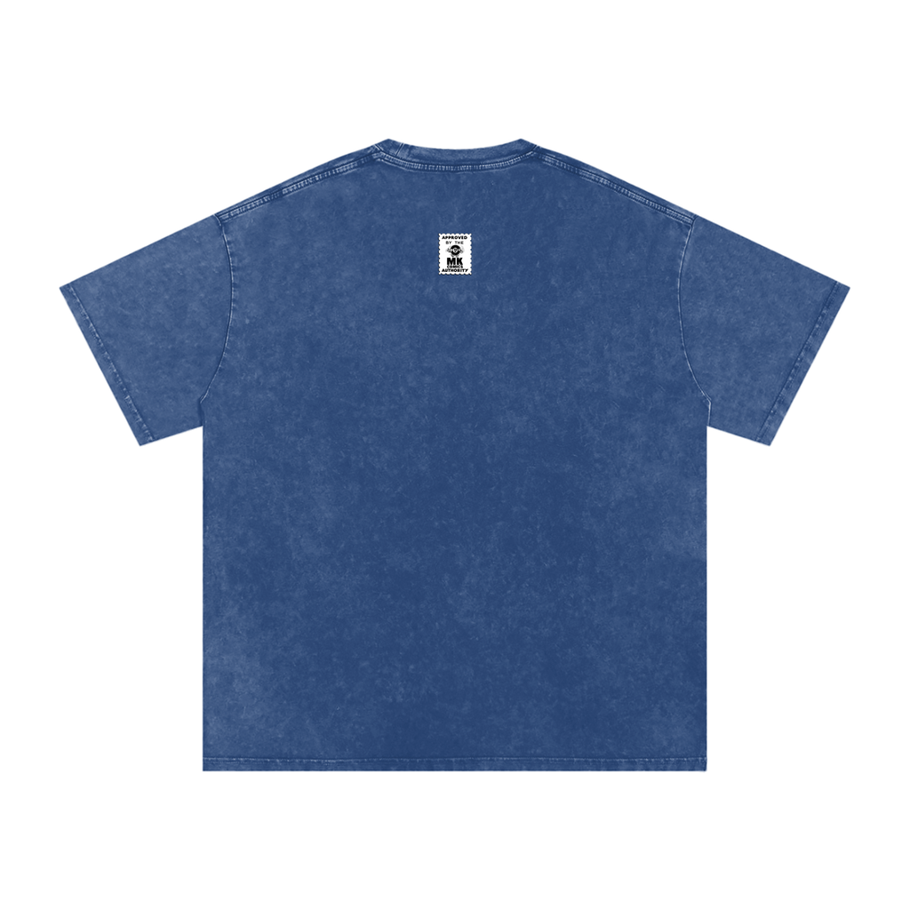 Maneater - Snow Washed Oversized Cotton T-Shirt
