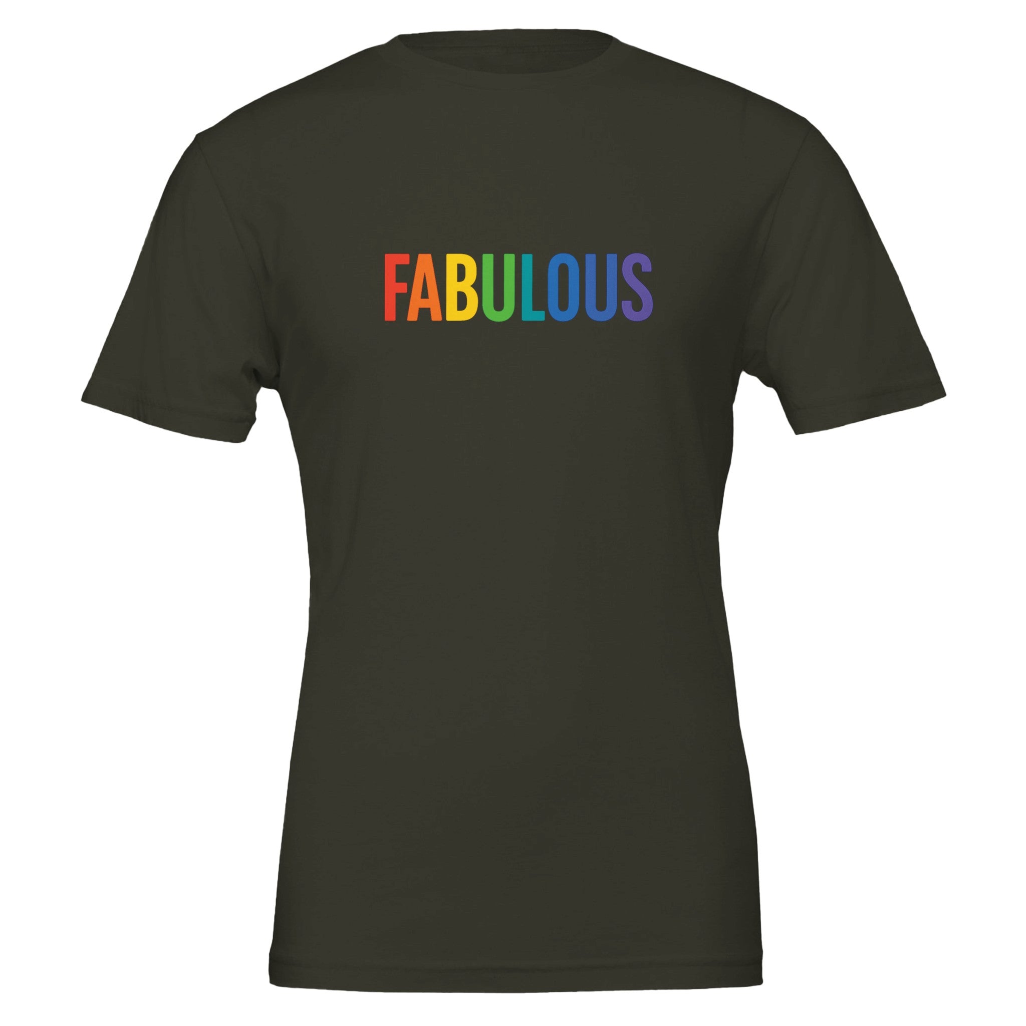 FABULOUS Rainbow Statement T-Shirt