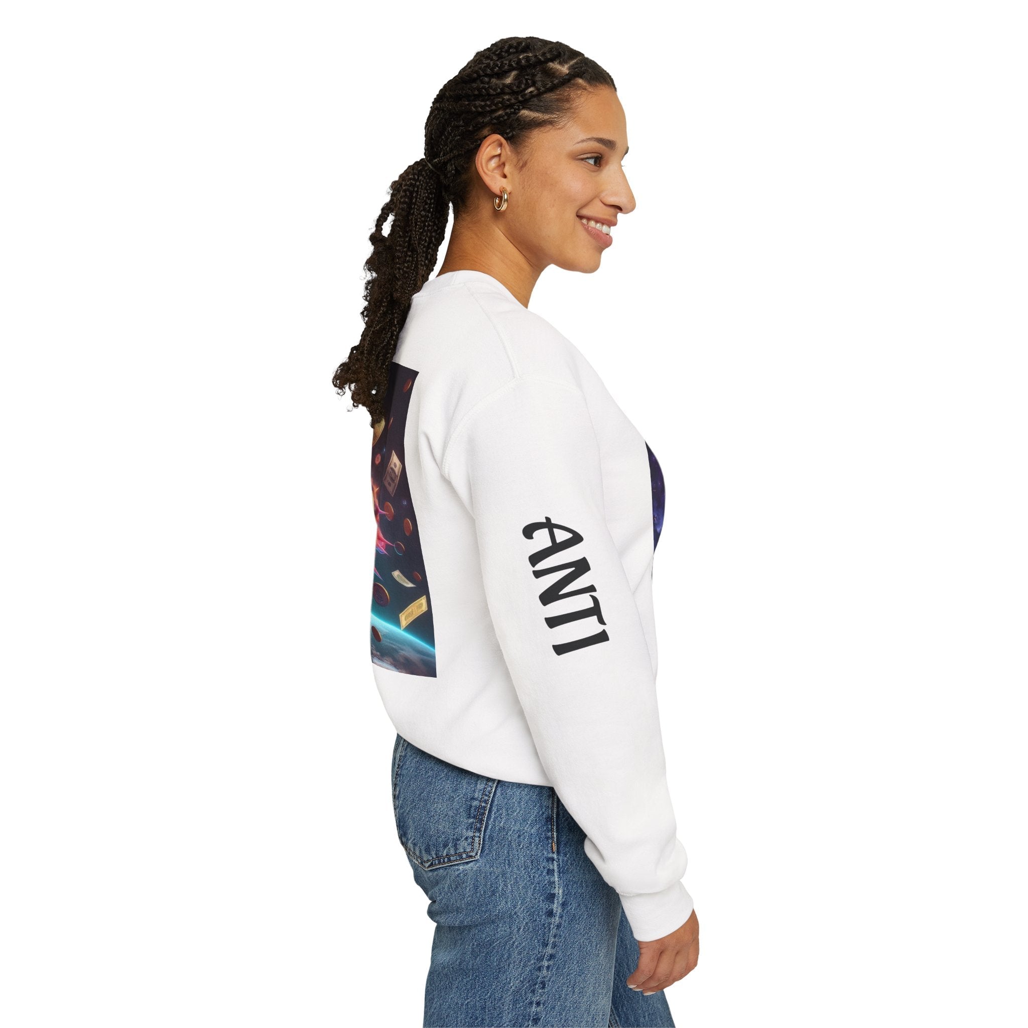 “Anti Social” Heavy Blend™ Crewneck Sweatshirt