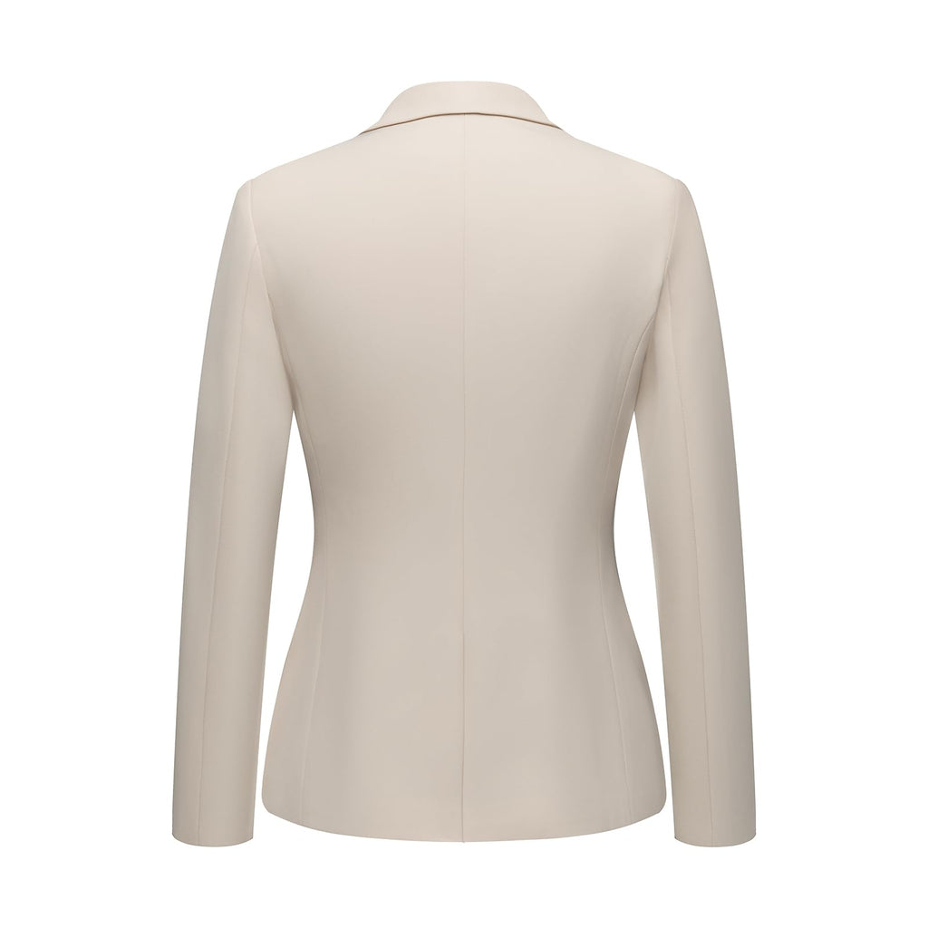 Women's 2 Piece Pant Suit Dressy Business Casual Outfits Notched Collar Blazer Professional Pantsuits Set for Work Office