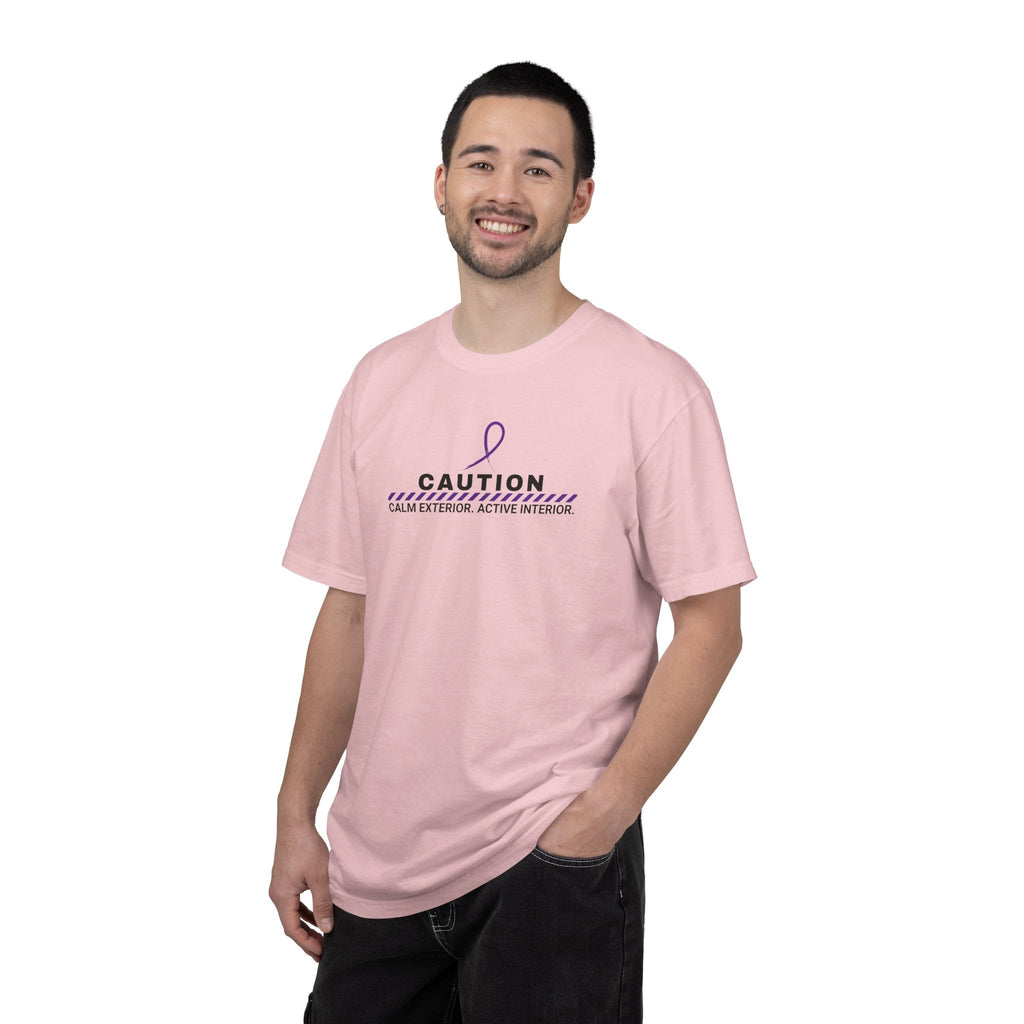 Caution: Calm Exterior. Active Interior. – Epilepsy Awareness T-Shirt