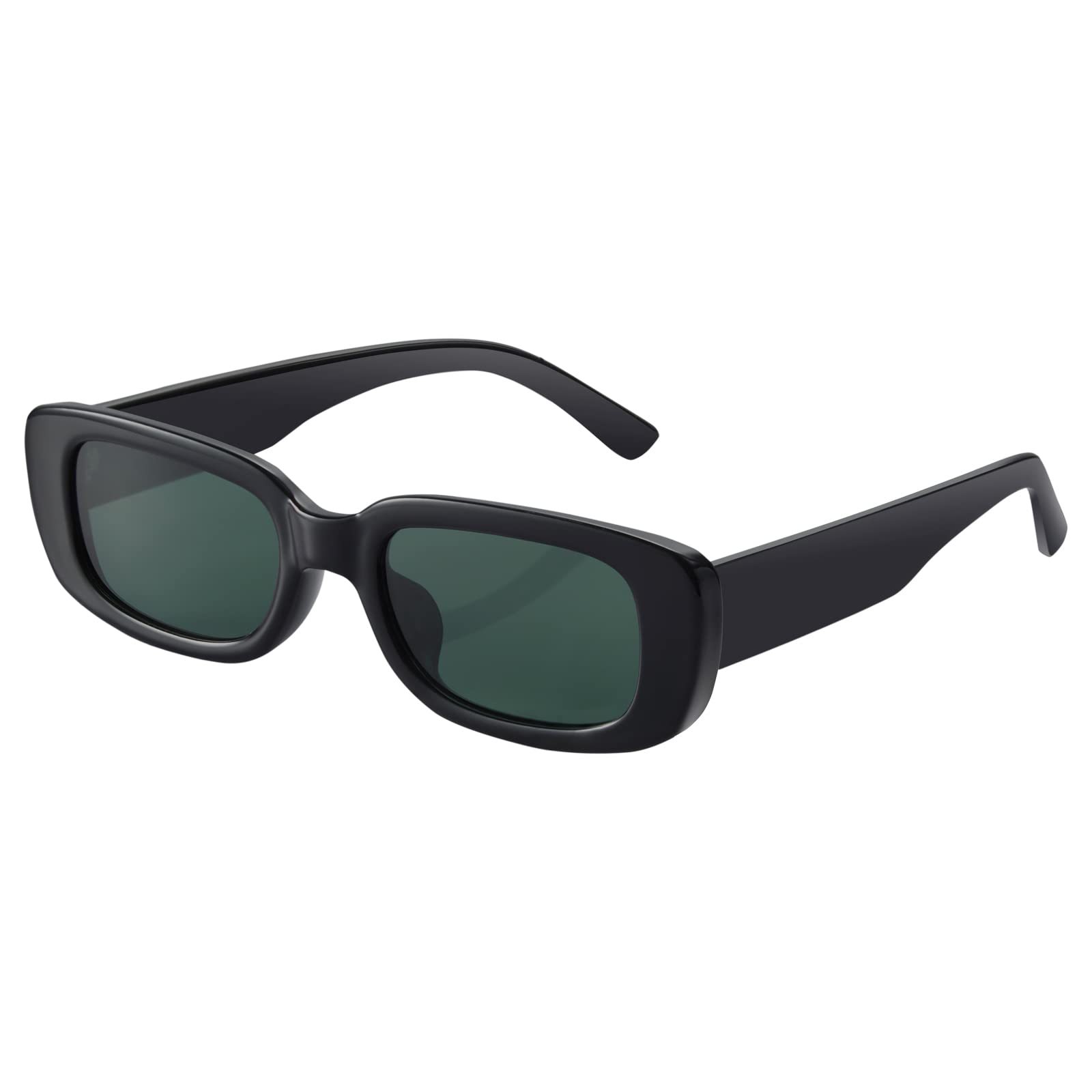 JASPIN Rectangle Sunglasses for Women Men Trendy Y2k Retro 90s Sun Glasses UV Protection Cool Square Frame