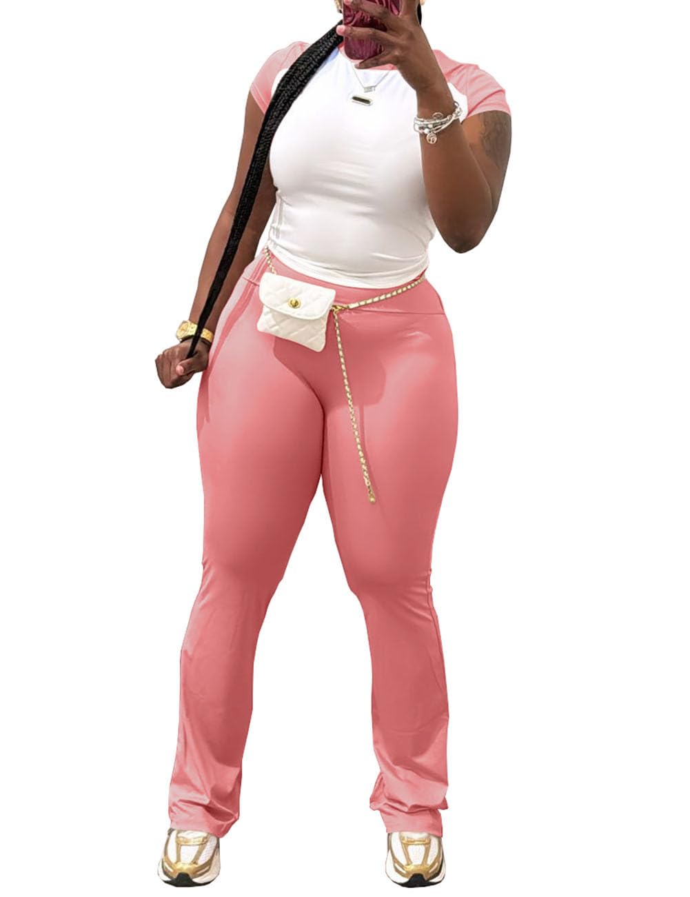 Nimsruc 2 Piece Outfits for Women Casual Sweat Sets