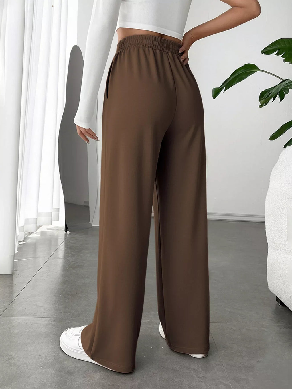 Wide Leg High Waist Pants for All