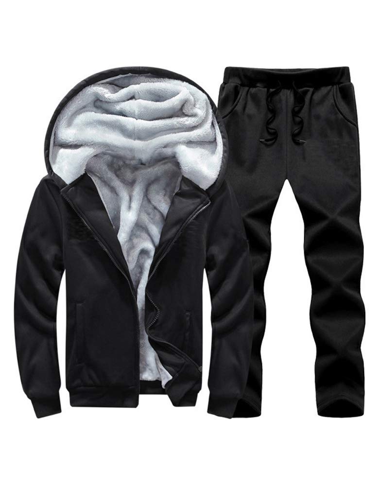 Lavnis Men's Casual Tracksuit Long Sleeve Running Jogging Athletic Sports Set