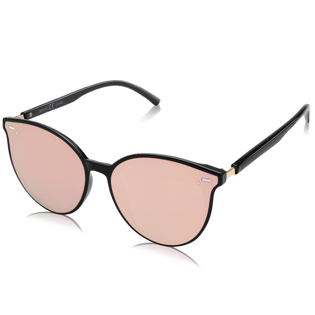 SOJOS Sunglasses Womens Trendy 2025 Classic Round Retro Vintage Shades Large Frame Sunnies SJ2067
