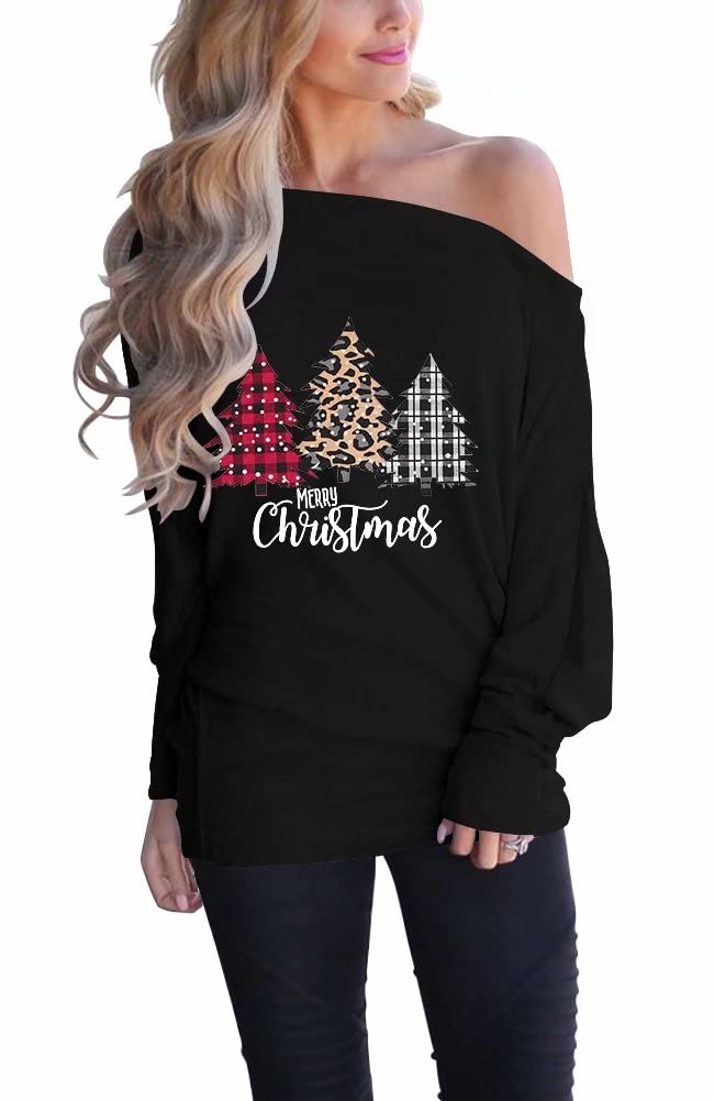 Lacozy Women's Off Shoulder Long Sleeve Oversized Pullover Sweater Knit Jumper Loose Tunic Tops