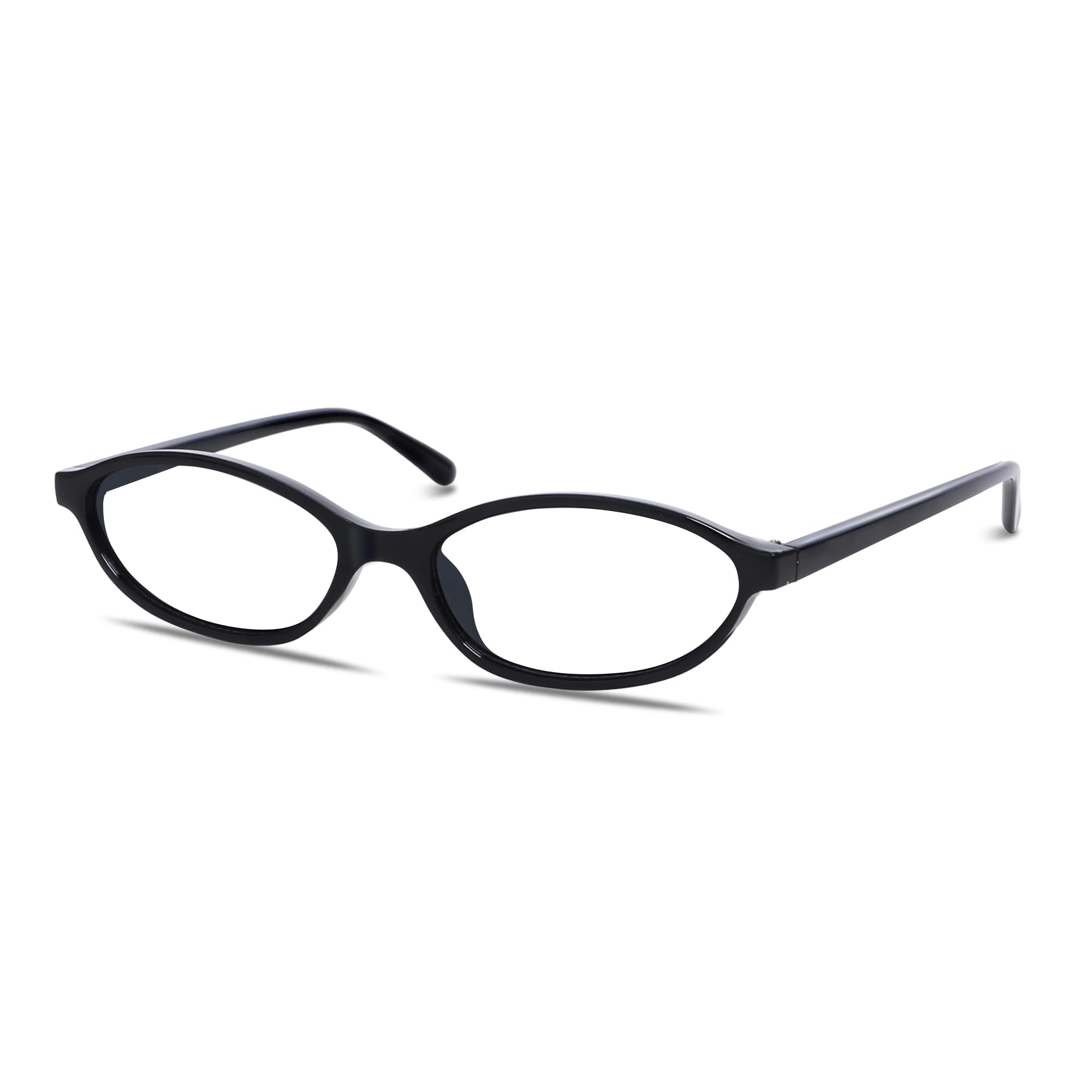 GUVIVI Retro Oval Sunglasses for Women Chic Cat Eye 90s Sunnies Lightweight Narrow Shades Trendy UV protection Sun Glasses