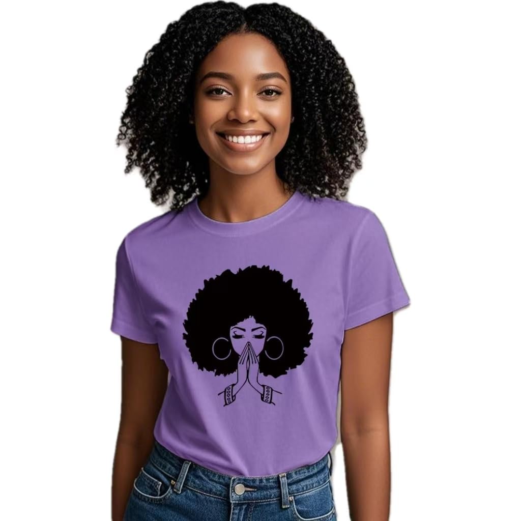 Black History Shirts Black Graphic tees for Men and Women, Magic Fashion Afro American Natural Hair Vintage Melanin T-Shirts