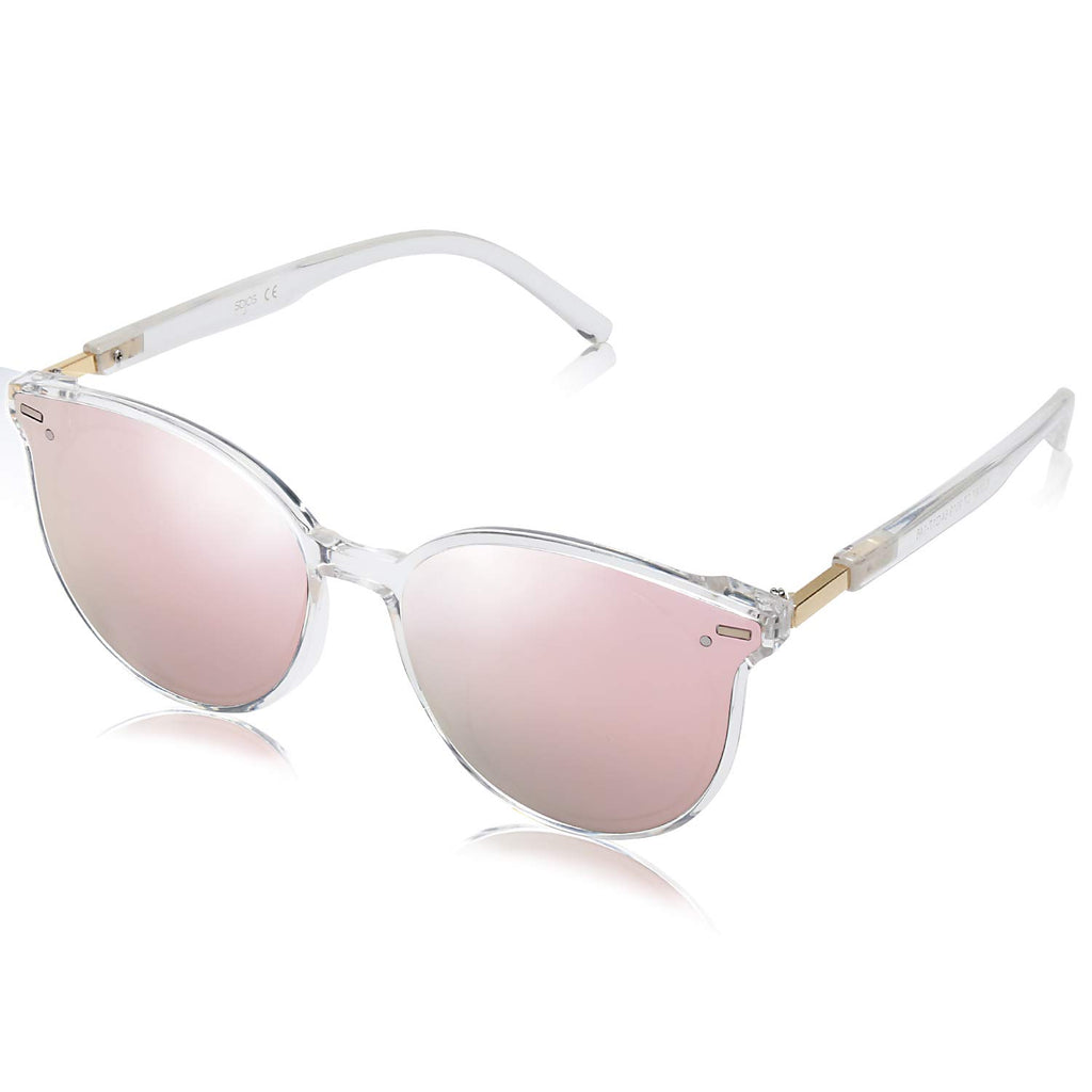 SOJOS Sunglasses Womens Trendy 2025 Classic Round Retro Vintage Shades Large Frame Sunnies SJ2067