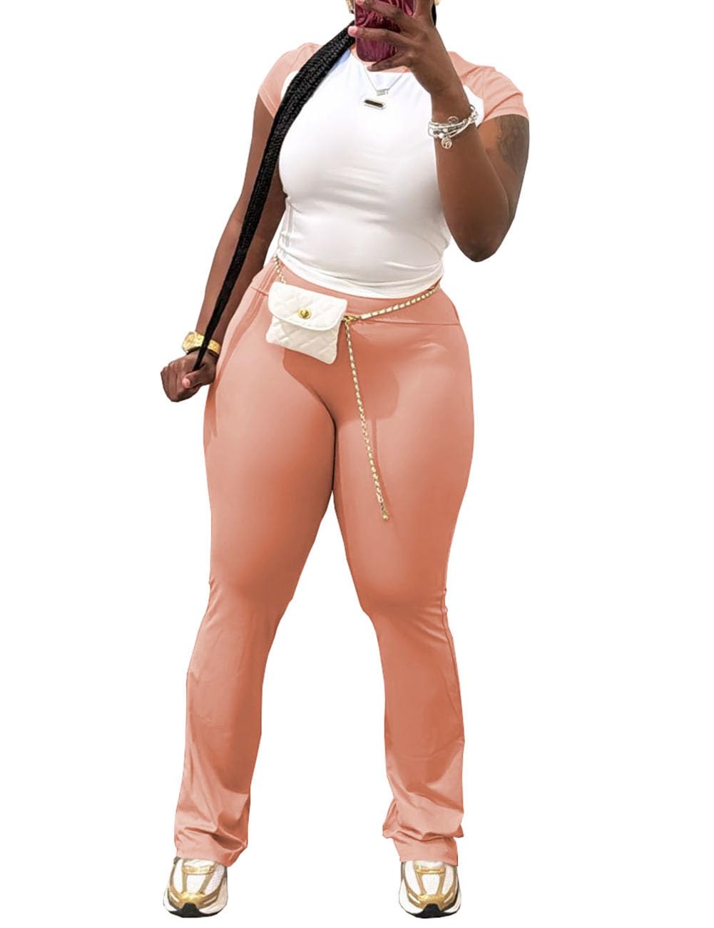 Nimsruc 2 Piece Outfits for Women Casual Sweat Sets
