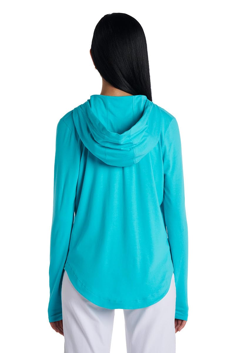 Coolibar Women's Zip-Up Hoodie - UPF 50+ Sun Protection - LumaLeo