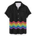 Men's Short Sleeve Button Down Bowling Shirts Hawaiian Casual Printed Summer Regular Fit Beach Aloha Shirt