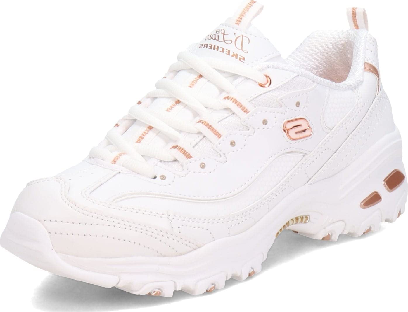 Skechers Women's D'Lites Fresh Start Memory Foam Lace-up Sneaker