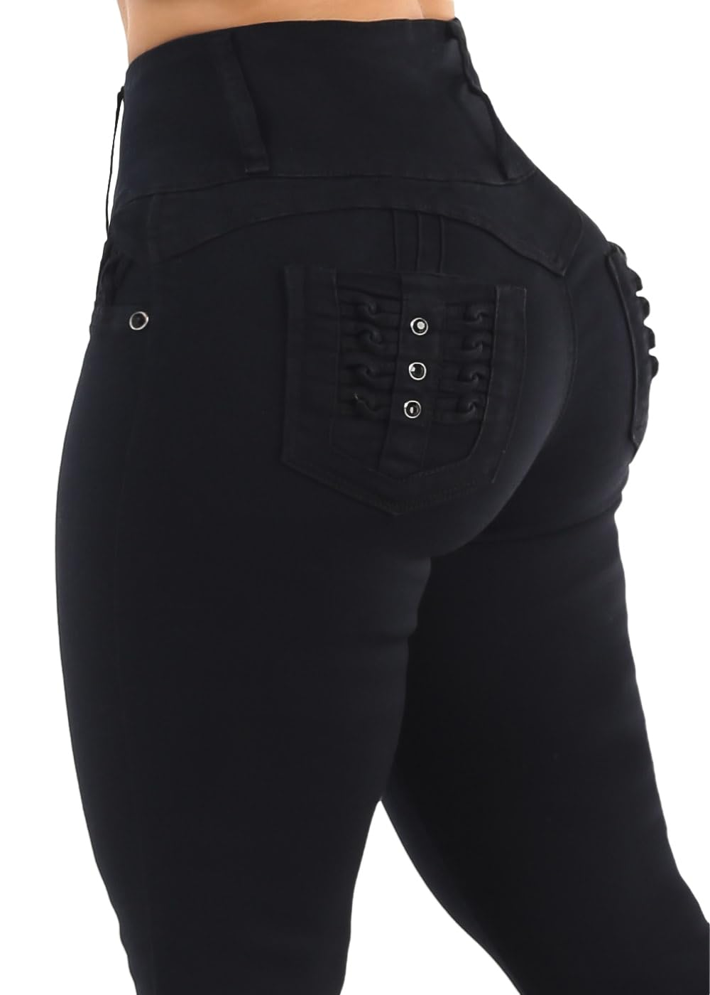 Moda Xpress High Waisted Butt Lifting Jeans for Women - Colombian Skinny Jeans Levanta Cola