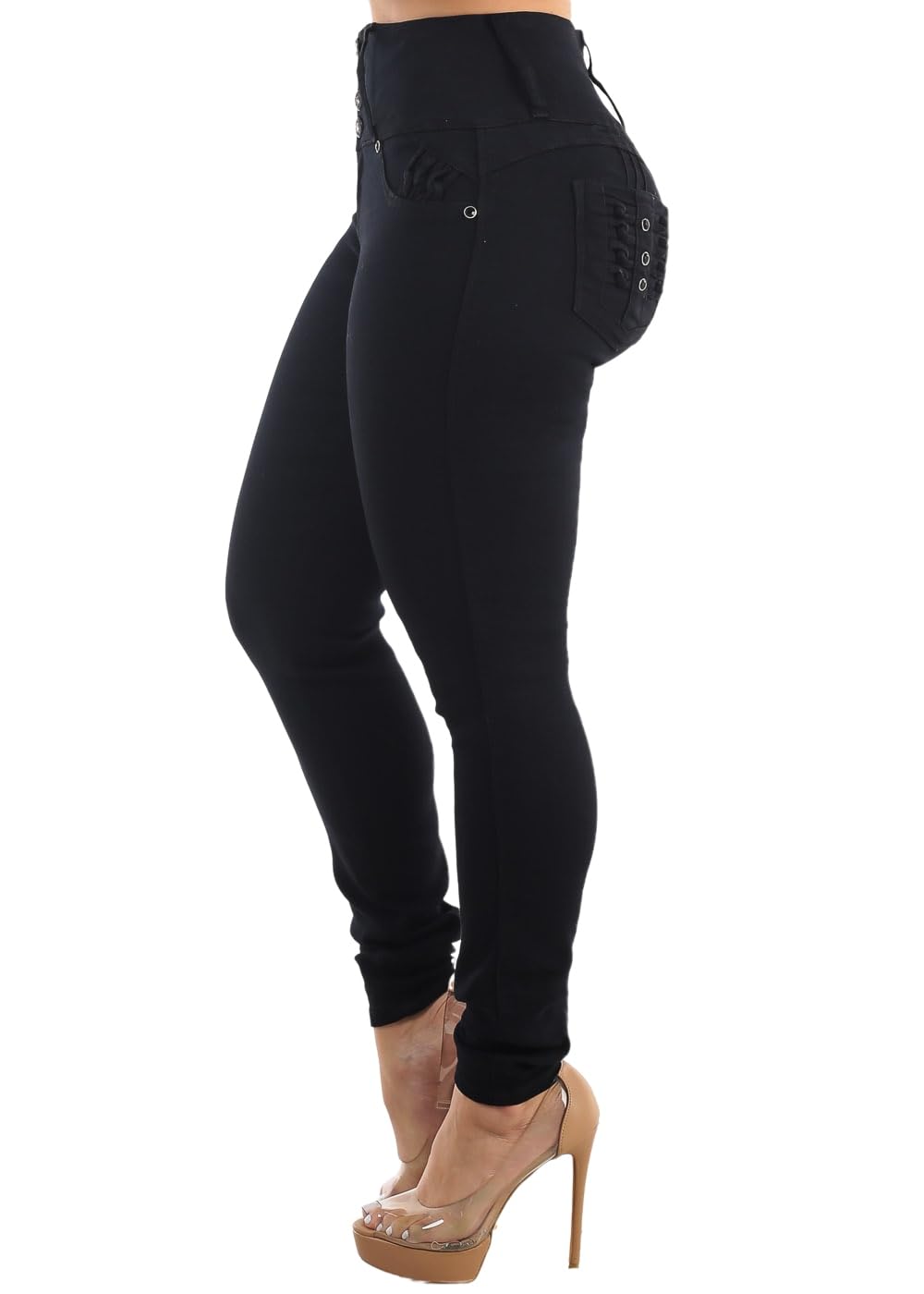 Moda Xpress High Waisted Butt Lifting Jeans for Women - Colombian Skinny Jeans Levanta Cola