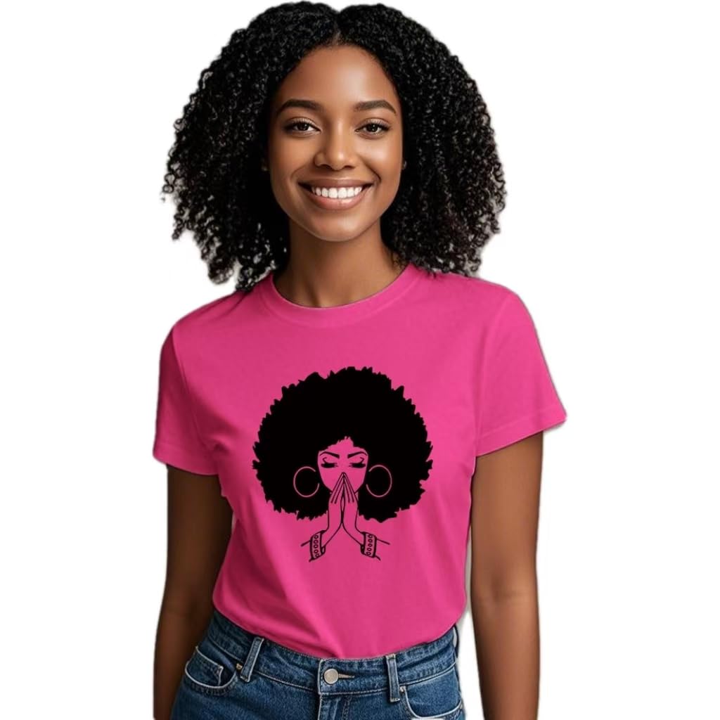 Black History Shirts Black Graphic tees for Men and Women, Magic Fashion Afro American Natural Hair Vintage Melanin T-Shirts
