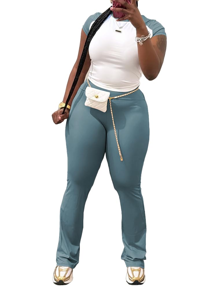 Nimsruc 2 Piece Outfits for Women Casual Sweat Sets
