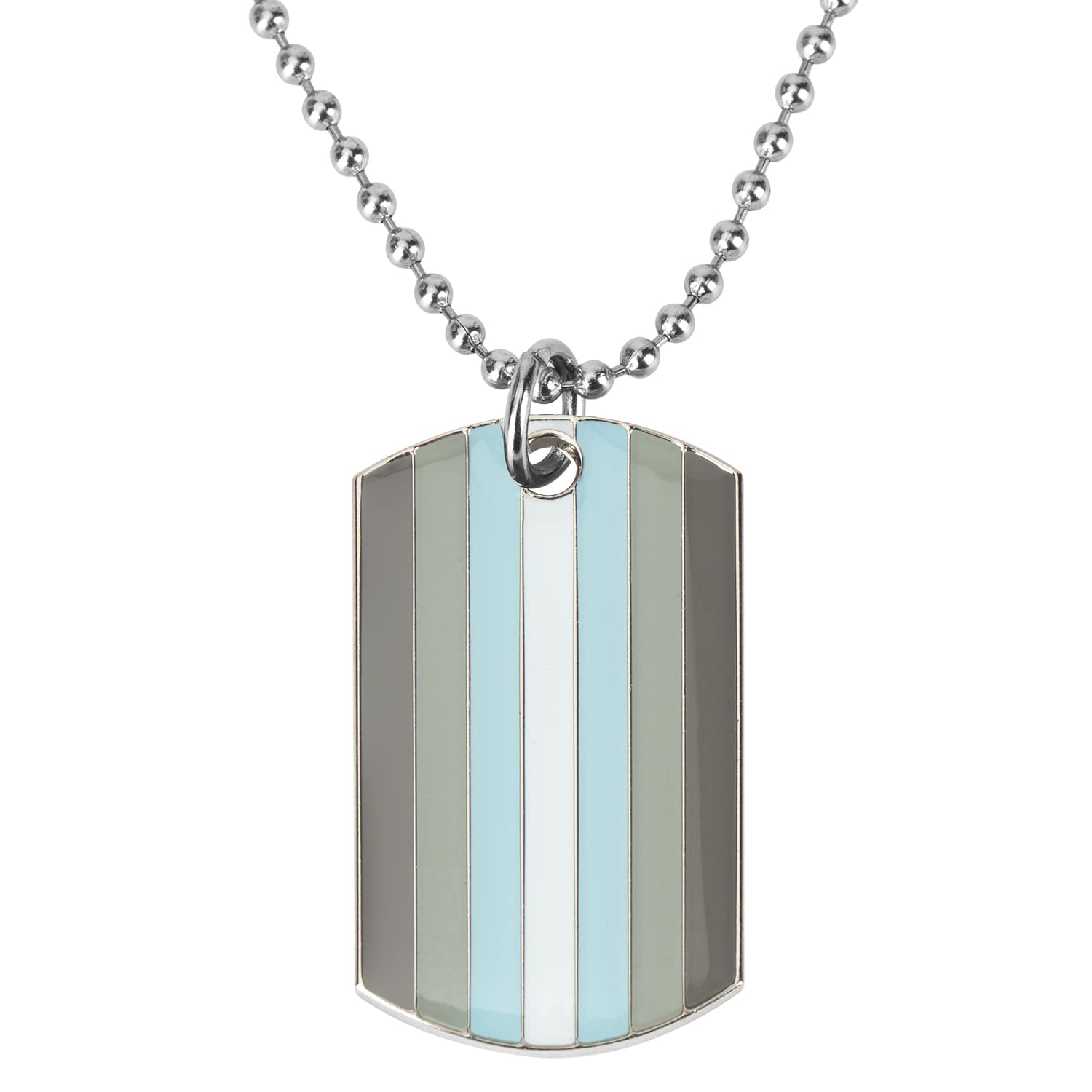COLDDOX Progress Pride Dog Tags Pendant Rainbow Pride Gift LGBT Necklace