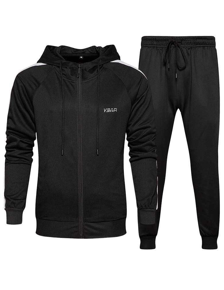 Lavnis Men's Casual Tracksuit Long Sleeve Running Jogging Athletic Sports Set