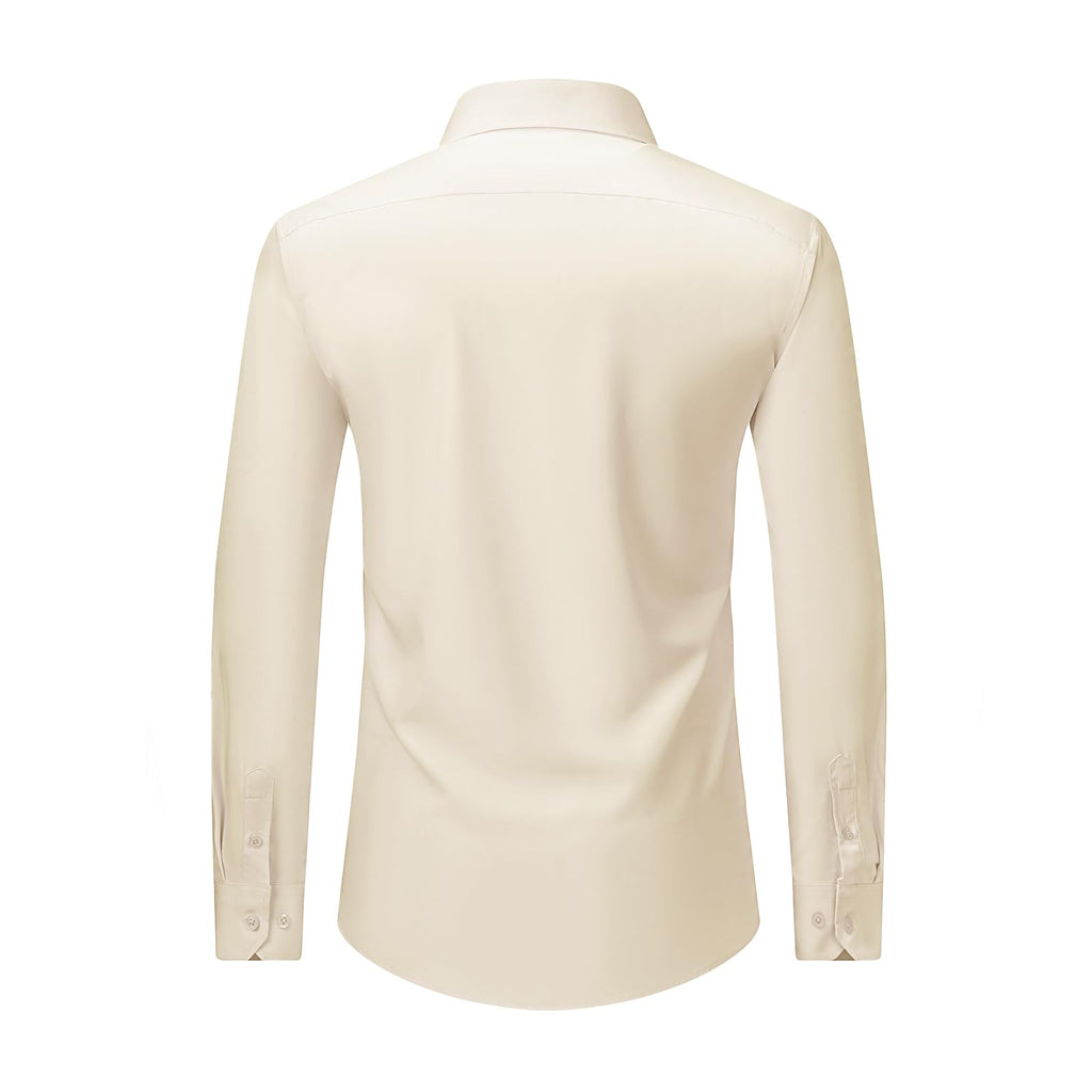 BEFRIED Dress Shirts for Men Big and Tall(XL Big-6XL Big Tall) Button Down Long Sleeve Tuxedo Business Casual Collared Shirt