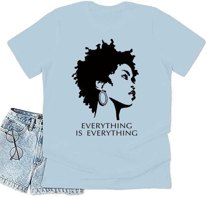 Black History Shirts Black Graphic tees for Men and Women, Magic Fashion Afro American Natural Hair Vintage Melanin T-Shirts
