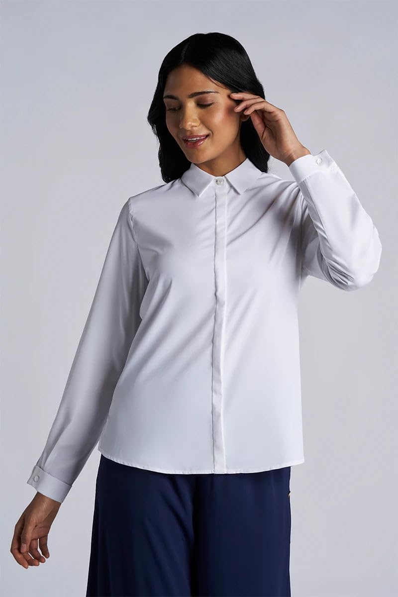WomenÕs Button Down Shirt - UPF 50+ Sun Protection - Chrysi Shirt