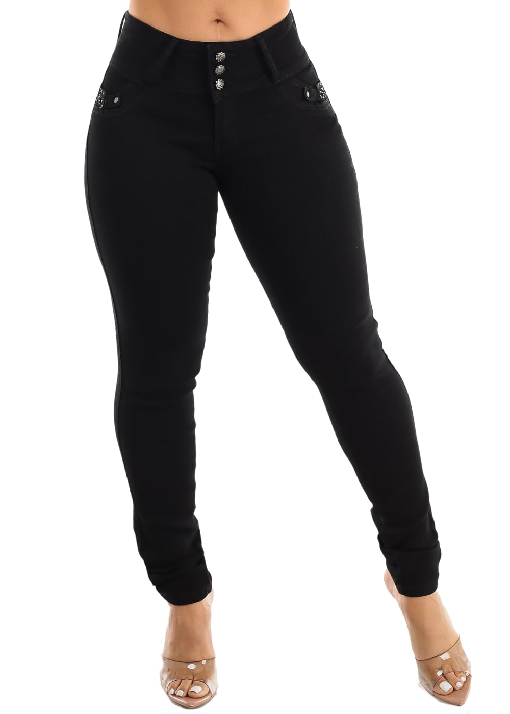 Moda Xpress Butt Lifting Skinny Jeans for Women - High Waisted Levanta Cola Push Up Jeans